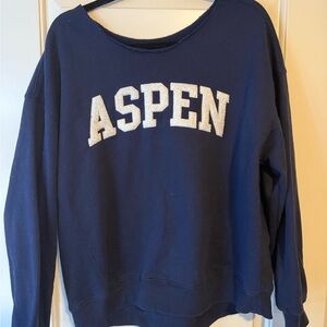 Aspen Navy Blue Women's Sweater